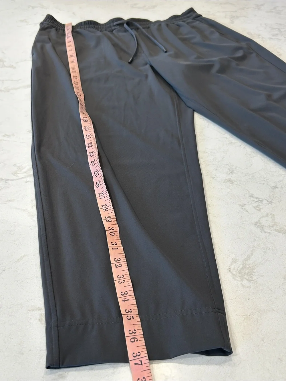 Lululemon Tapered-Leg Mid-Rise Pant Luxtreme Black Women’s Size X-Large‎